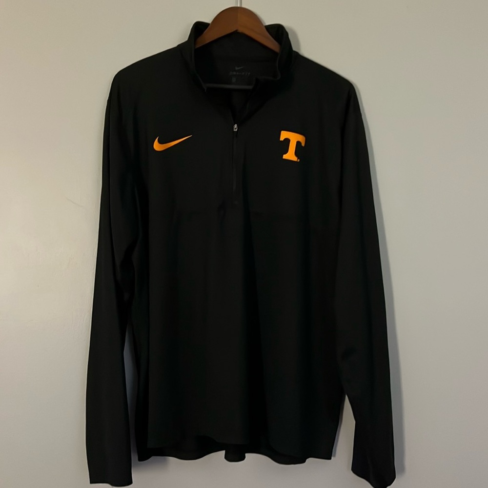 Nike 1/4 Dri-Fit Pullover Sweatshirt Tennessee Volunteers Dark Mode Black XXL
